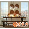 古典中式新款家装餐厅经典款餐桌 高档实木铁艺做旧实木餐桌