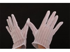 东莞厂家直销防静电条纹手套全国供货
